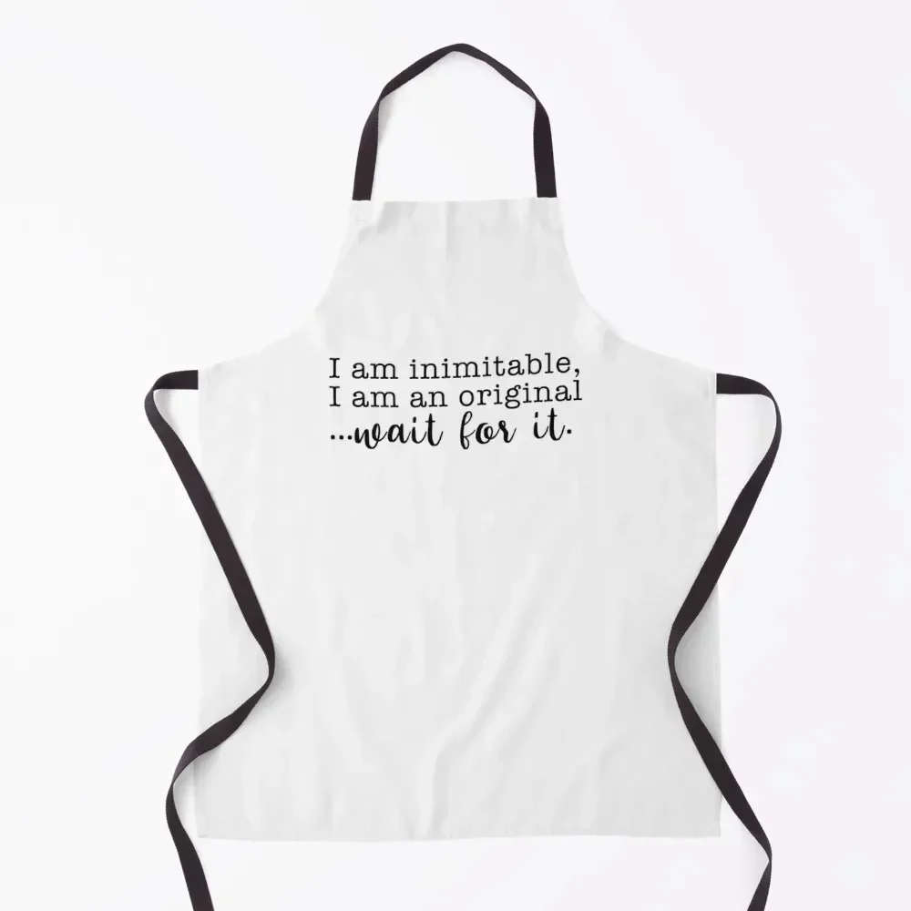 

Wait For It ! Apron japanese woman Bib For Kitchen Kitchen Household Items Apron
