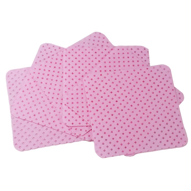 200PCS/Box Disposable Remover Cotton Pad Wipes Nail Polish Eyelashes Glue Cleaner Lint-Free Paper Pad Cleaning Manicure Supplies