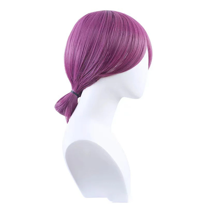 Reze personnage couvre-chef Bar effectuer vêtements accessoires violet tresses perruque couverture Anime tronçonneuse homme bombe démon bombe rôle perruque