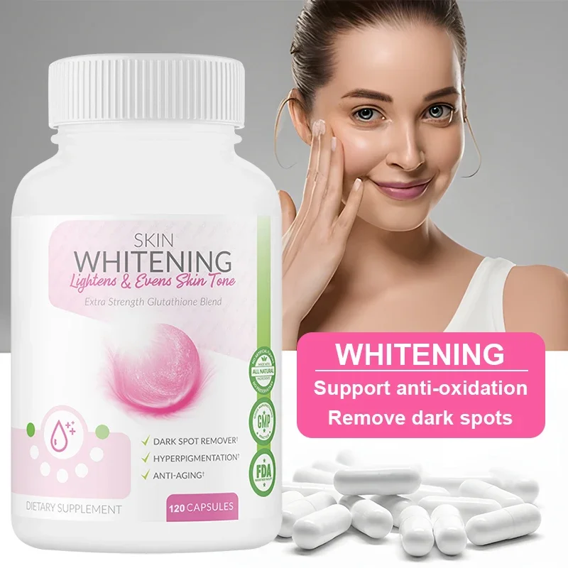 L-Glutathione Whitening Capsules - Multivitamins, Anti-aging, Melanin Removal, Skin Whitening, Skin Health, Support Liver Health