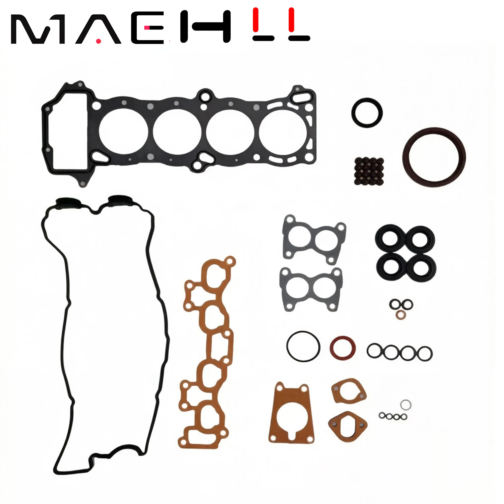 10101-74Y87 Juego completo de juntas de culata para Nissan Primera Sunny Traveller Wingroad Exalta Vanette Cargo Pulsar B13 B14 N15 1.6L