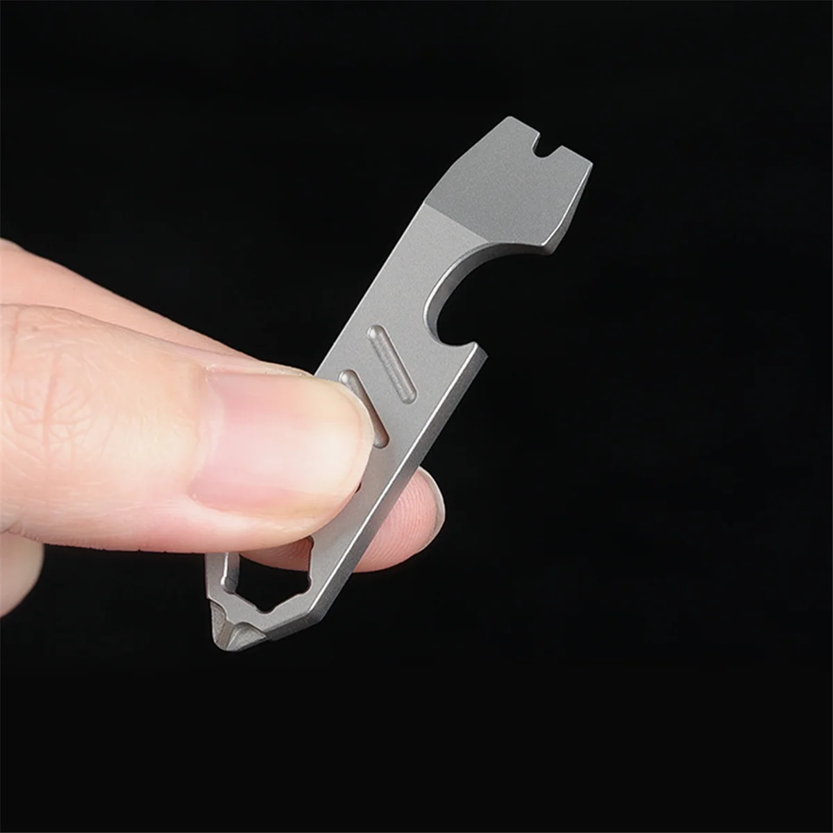 A88X TC4 титановый сплав лом открывалка для бутылок градуированная шкала гаечный ключ уличные инструменты многофункциональное снаряжение для кемпинга