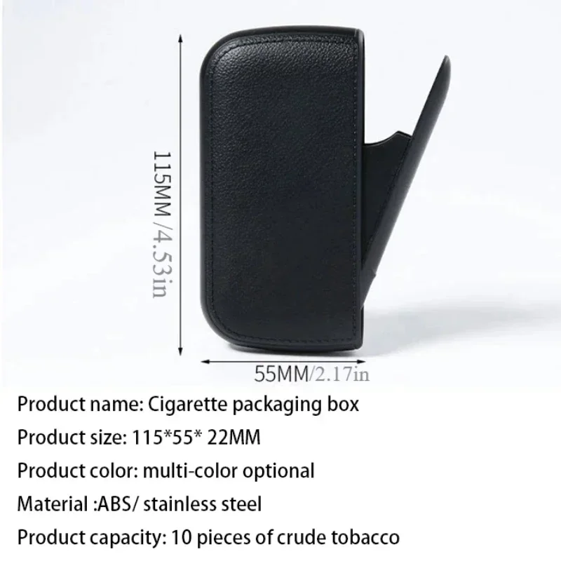 صندوق سجائر مختوم مقاوم للماء 10 أعواد سيجارة كذاب أوتوماتيكية لا تتخرج من مشبك سجائر مقاوم للرطوبة والدخان #6