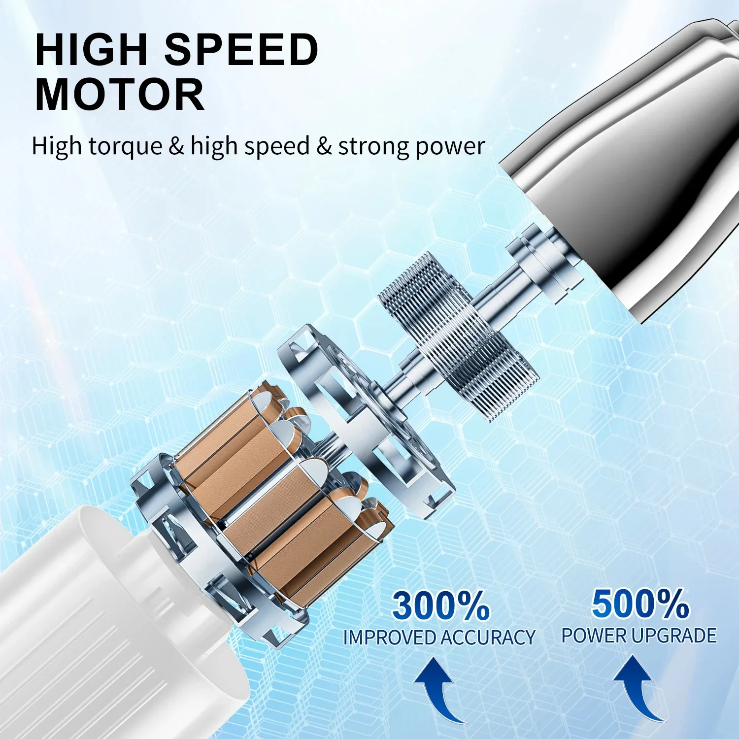 Elektryczna maszynka do włosów w nosie Akumulatorowa maszynka do włosów w nosie z wieloma mocami Automatyczna, nadająca się do prania trymer 2 w 1 dla mężczyzn i kobiet