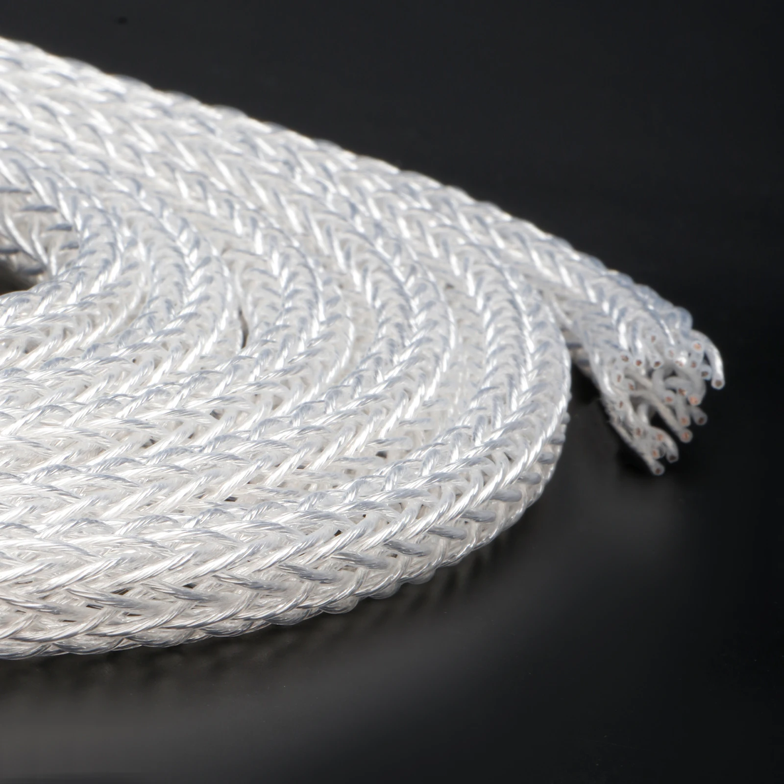 كبل سائب مطلي بالنحاس والفضة ، كابل مكبر صوت OCC ، سلك مكبر صوت سهل الاستخدام ، مكبر صوت مشغل دي في دي CD ، 12AG ، 24 Cores