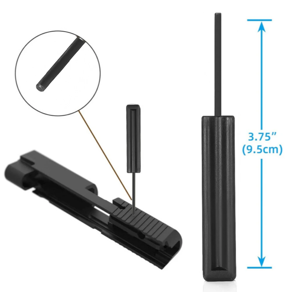 Glock Front Sight Tool Takedown Punch Disassembly Tool Kit + 5Pcs Nylon Front Sight Drift Punch Tool