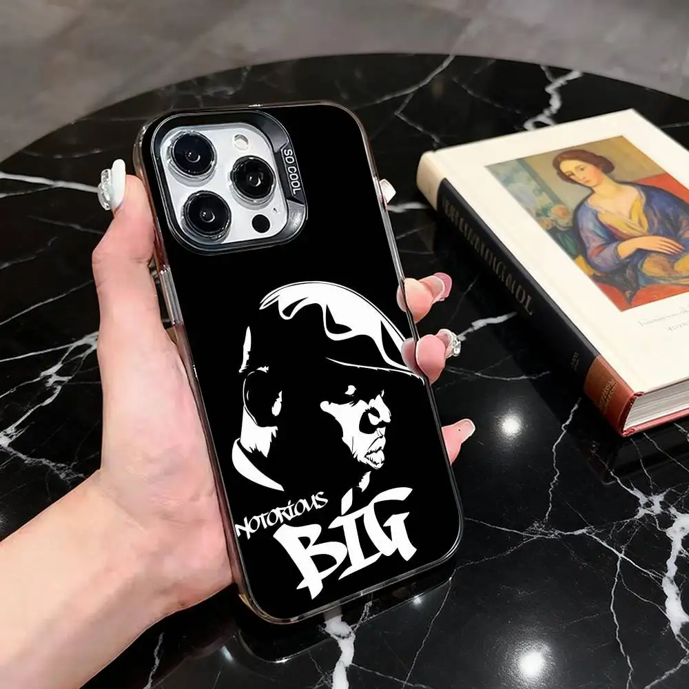 Biggie Smalls Notorious B-BIG  Phone Case For iPhone 17,16,15,14,13,12,11 Plus,Pro Max,XS,Colorful Silver Phone case Funda Cover - view 4