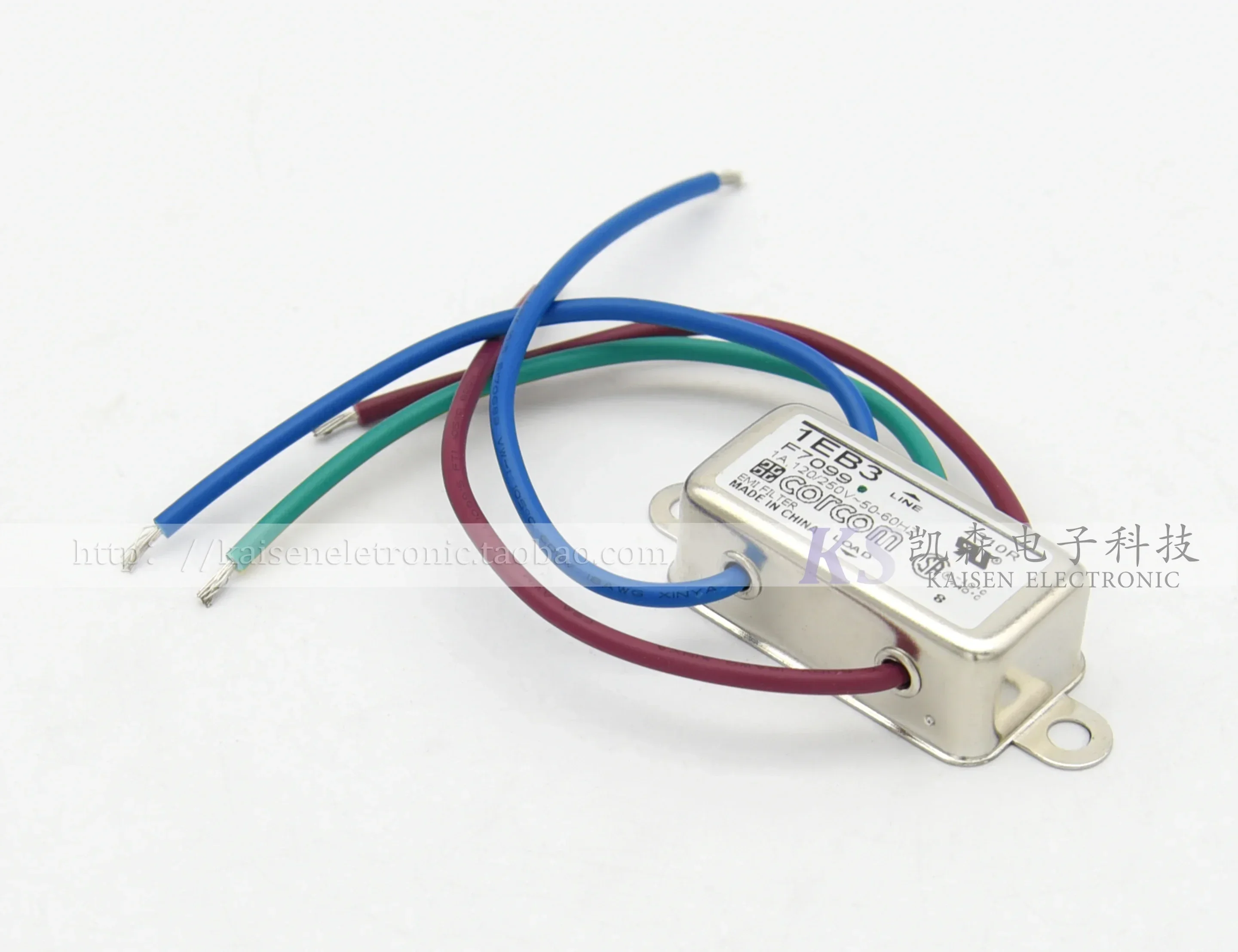 1EB3 B-series F70999 6609020-2 Corcom 1A UL CSA VDE EMI single-phase filter