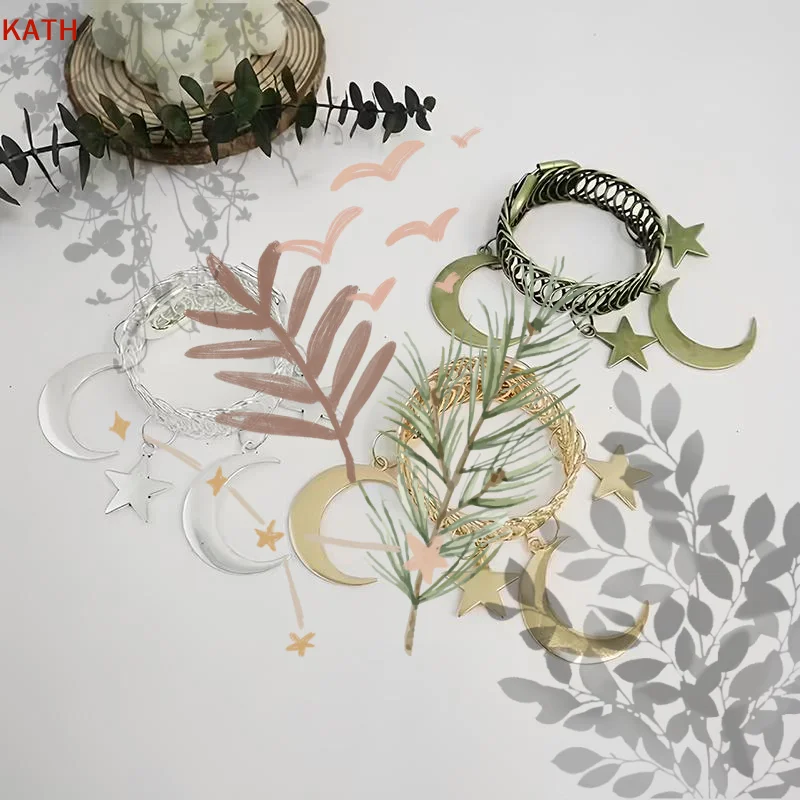 1/2Pcs Retro Star and Moon Curtain Clips, Elegant Home Furnishings Housewarming Gift