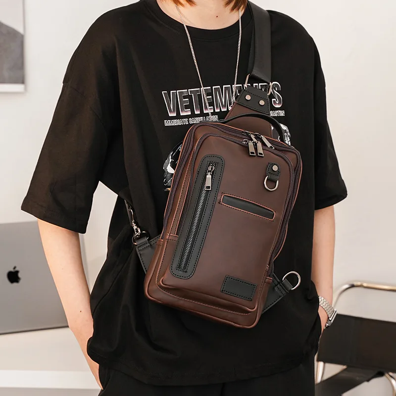 トップハンドルバッグ-ファッション-大型メンズチェストバッグ-マッドホースレザー-韓国風-トレンディ-カジュアル-クロスボディバッグ-大容量-ita