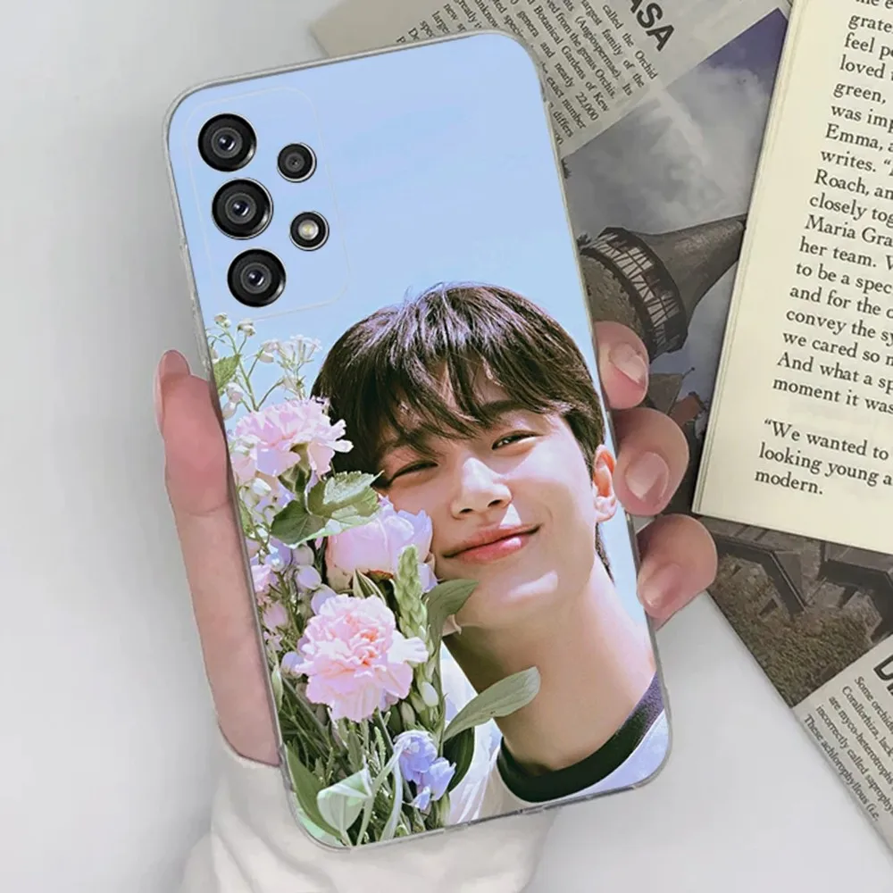 Byeon Woo Seok Phone Case For Samsung S30,S23,S21,S22,S20 Ultra,S20 FE lite,S10,S9,S8 PIus Cover Clear