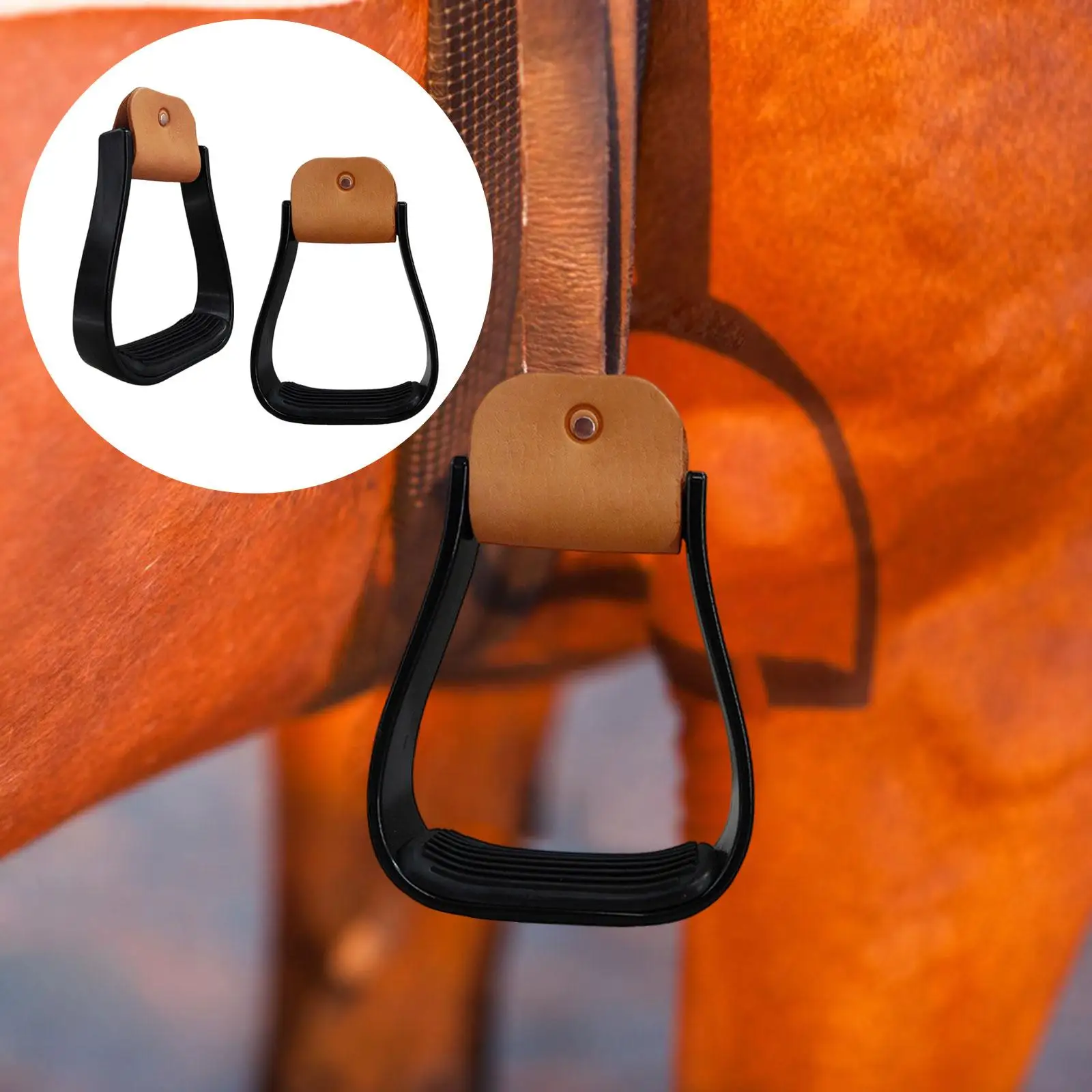 

2x Horse Stirrups Saddle Stirrups Repair Vintage Design Fillis Stirrups Accessories for Enthusiasts Outdoor Adults Equestrian