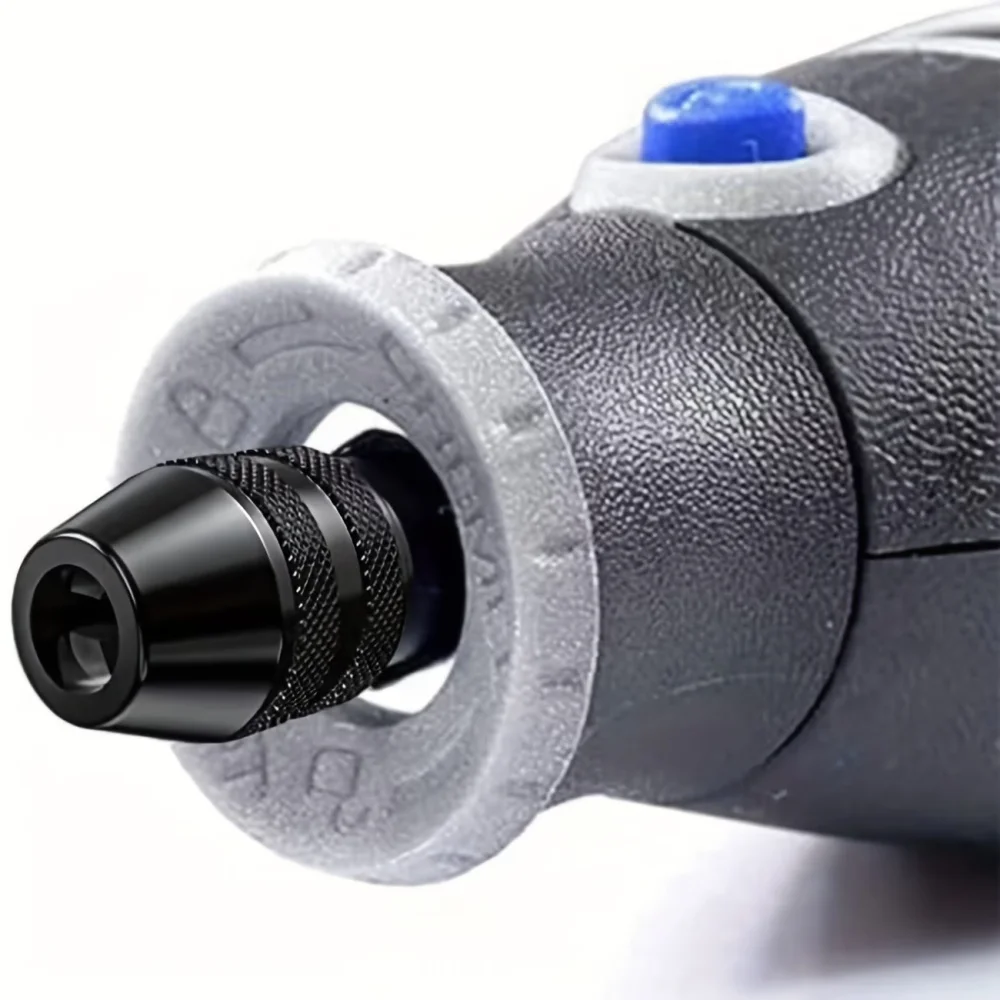 2-Piece Set of Three-Jaw Drill Chucks for Rotary Tools and Electric Grinders, Metal Construction Suitable for Multi-Purpose Tool Accessories for Wood, Metal, Plastic, and Composite Materials, Durable  image 2
