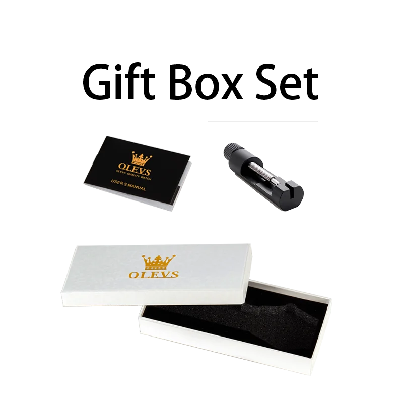 ساعات OLEVS الفاخرة للسيدات بمينا ماسي مقاومة للماء ومرصعة بالألماس كوارتز للنساء ساعة رسمية جميلة #5