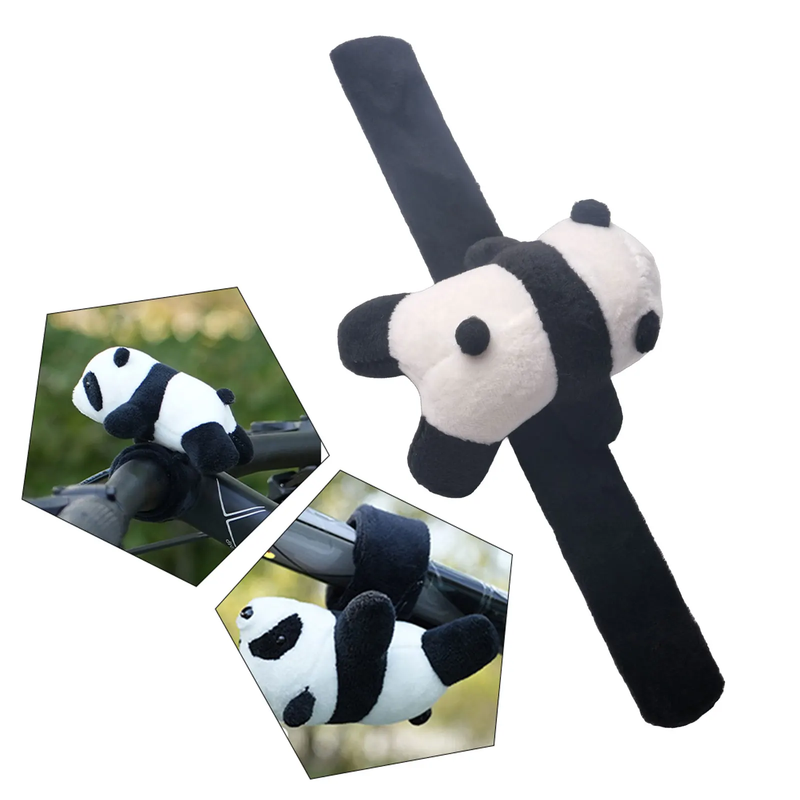 For Bike Enthusiasts Motorcycle Handle Decoration Cute Panda Bike Ornament Perfect For Bike Enthusiasts Vivid Details