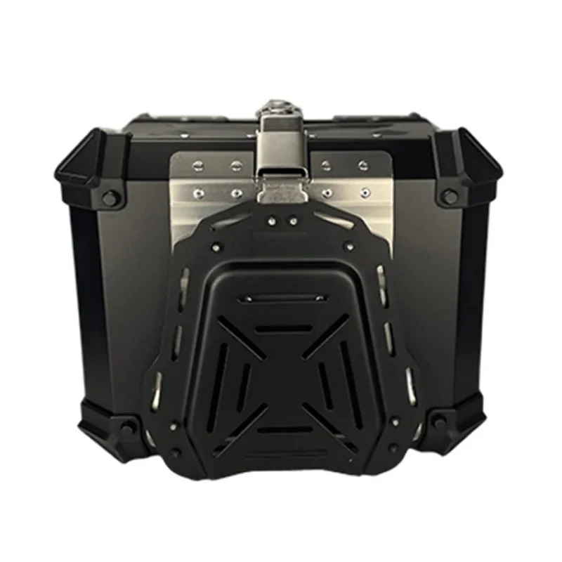 

45L Silver Factory Universal Trunk Aluminum Alloy Motorcycle Tail Box