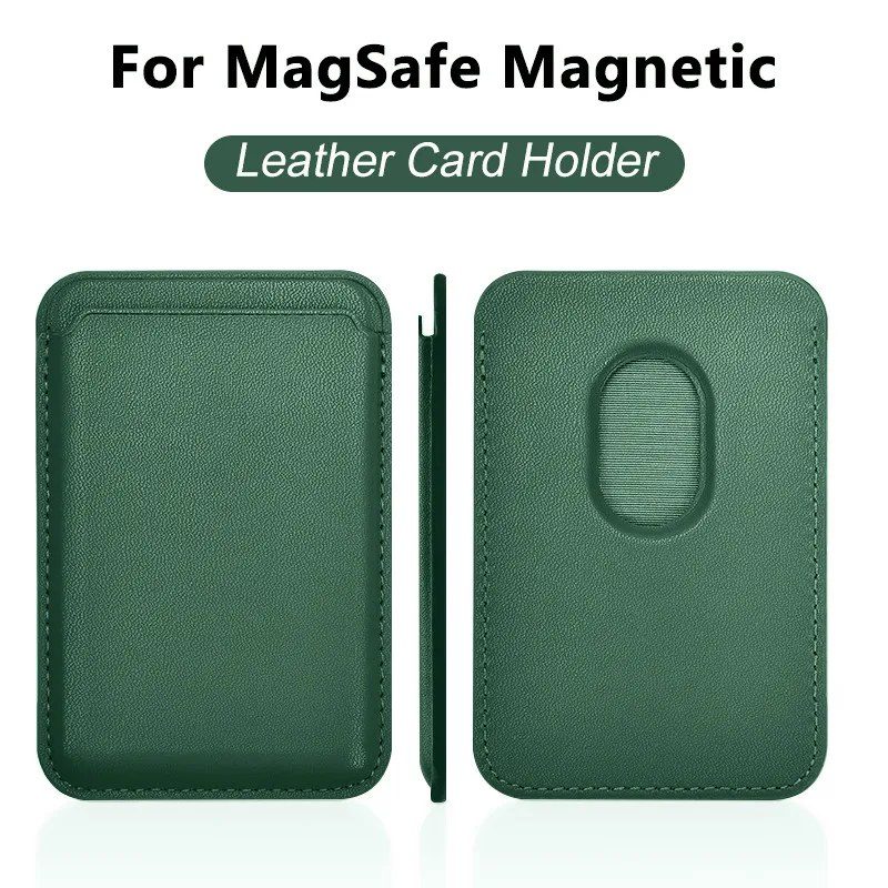 Modische Damen-Leder-Kartenbörse, Telefonkartenhalter für Magsafe-Magnethülle, geeignet für alle iPhone-Hüllen, Karten-Handy-Rückentasche – Detail 15