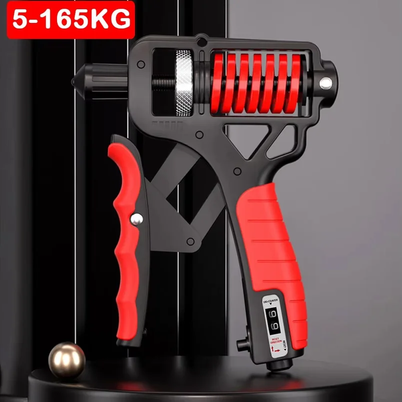 Adjustable Hand Grip Strengthener Gripper Nonslip Grip Trainer with 5-165KG Resistance for Stronger Wrists Fingers And Hands