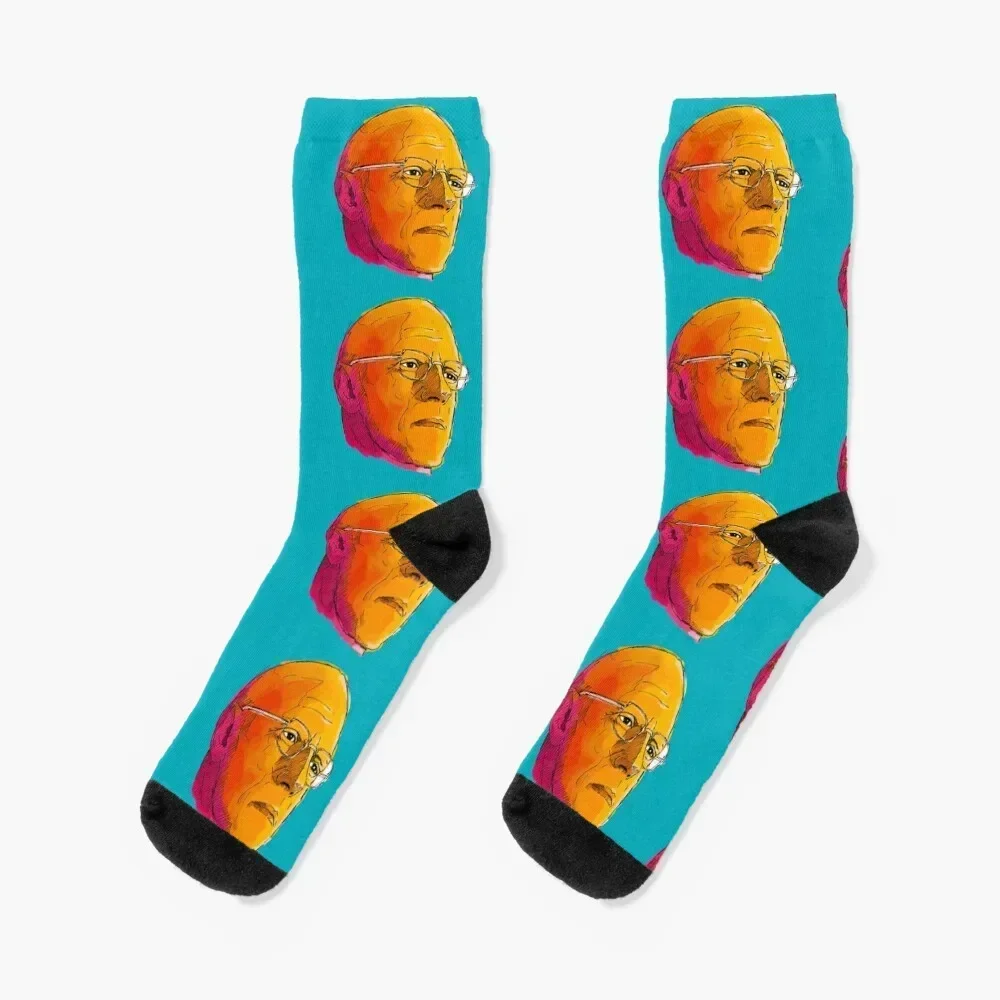 

Michel Foucault painting Socks hip hop kids soccer anti-slip Socks Men Women's