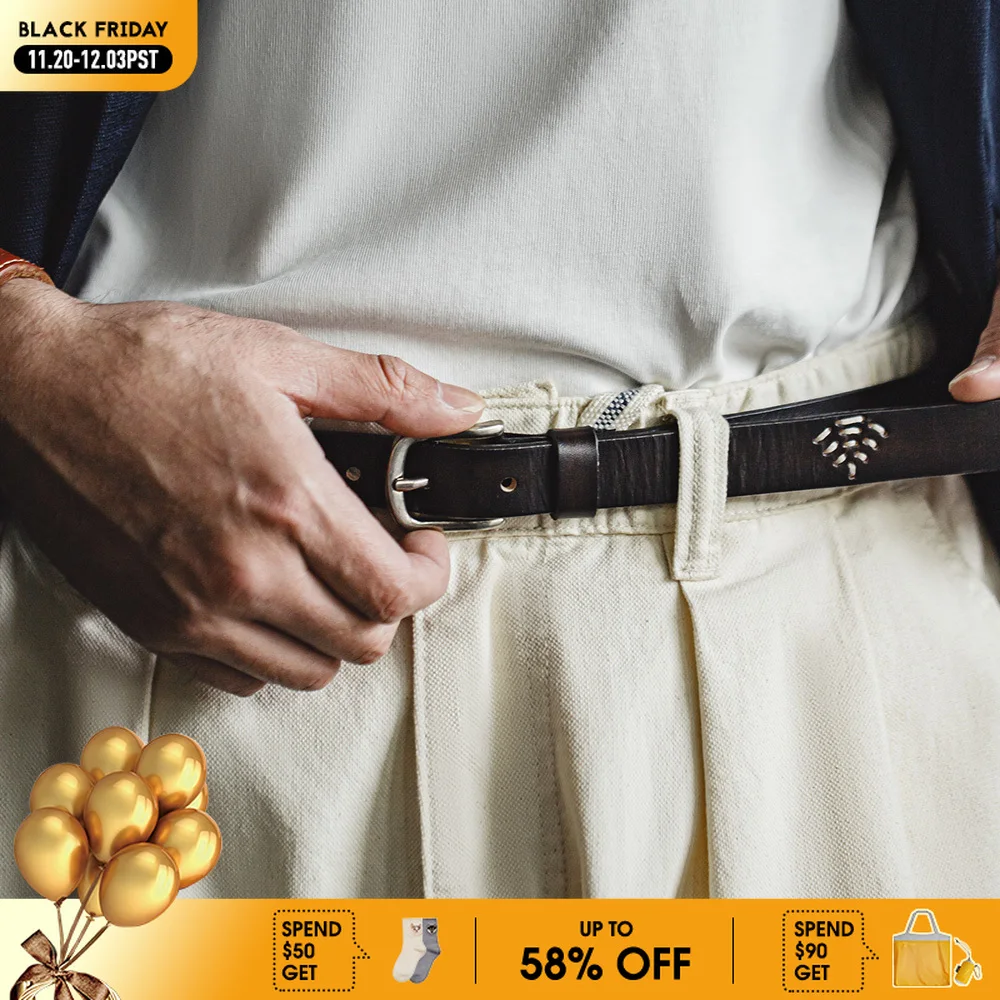 حزام جلد البقر من جلد المادن الطبيعي من الطبقة الأولى للرجال ، حزام أسود عتيق ، لون ثابت ، متعدد الاستخدامات ، يومي ، جديد