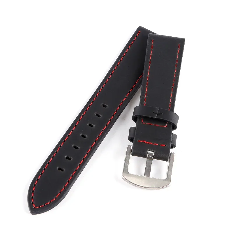 18mm 20mm 22mm 24mm Fashion Watch Band Strap Sport Vintage Leather Watchband Universal Wrist for Omega Watch Accessories