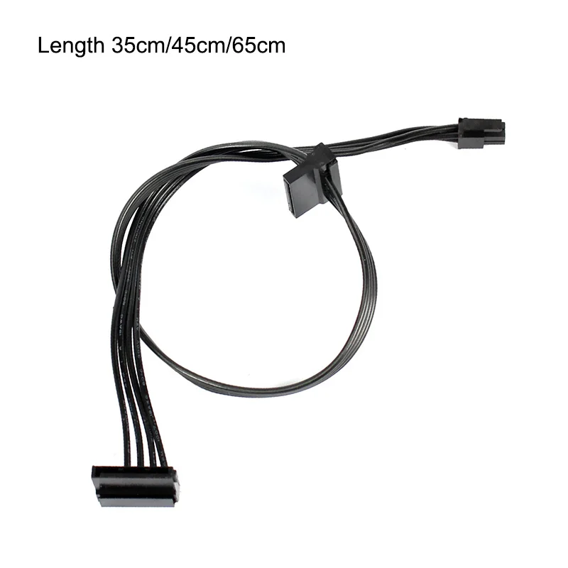 Mini Small 4pin to SATA Power Supply Splitter Cable Hard Drive 4 pin To One/Two/Three Sata Extension Power Cord For DIY PC Sever