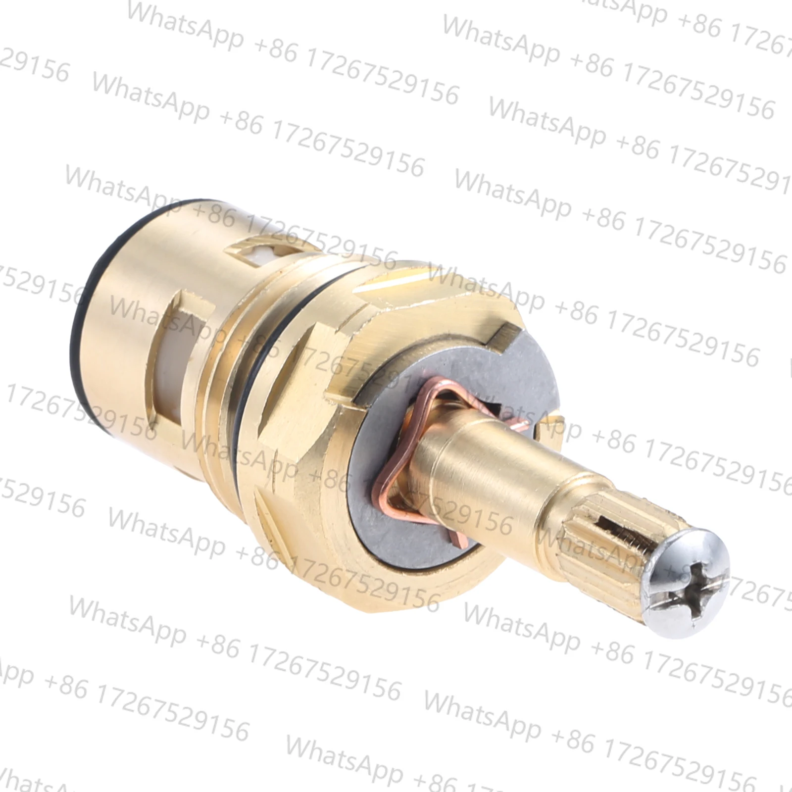 2pcs Hot and Cold Brass Faucet Cartridge Fit for 994053-0070a or 994053-0070a/H Bathroom Kitchen Bathtub Valve Stem Replacement