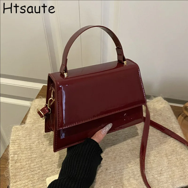 

New Single Shoulder Bag For Women Solid Color Crossbody Bags Designer Messenger Handbag and Purse Luxury Top-handle Bag feminina