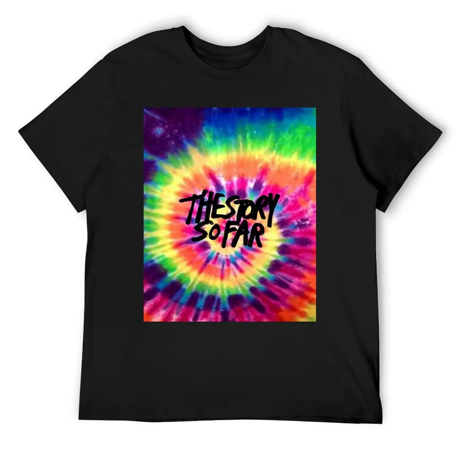 

The Story So Far - Tie Dye T-Shirt oversized cute tops cotton graphic tees clothes sweat shirts, men