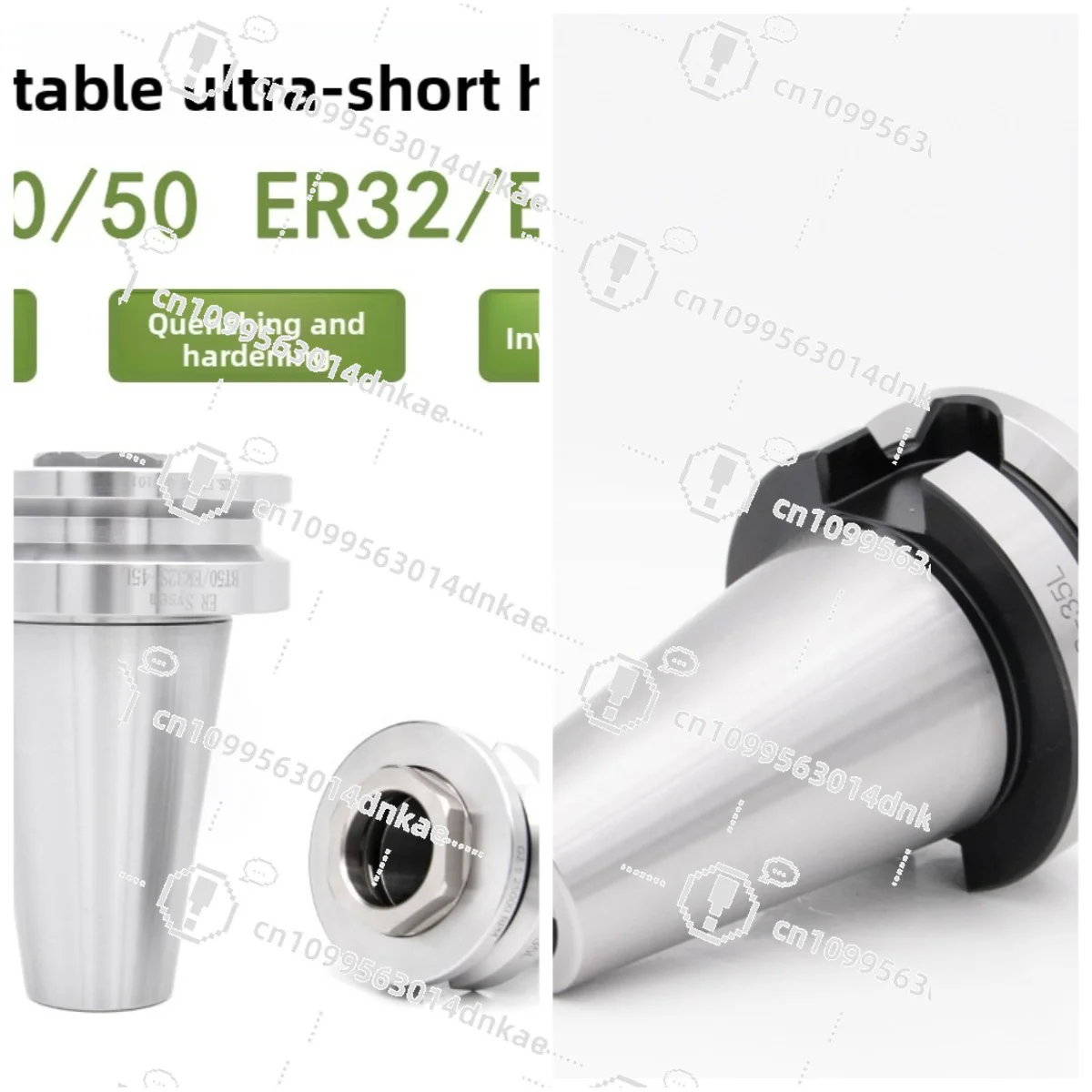 High Precision Retractable Short Tool Holder BT40 BT50-ER32/40-30/40/45/50 Stroke Limited Tool Holder