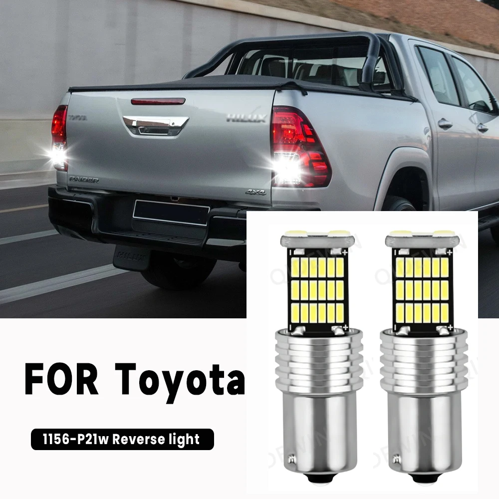 2x Luz de Backup LED para Toyota Hilux Lampada, Blub Canbus Acessorios 2004-2019 2010 2011 2012 2013 2014 2015 2016 2017, 2018