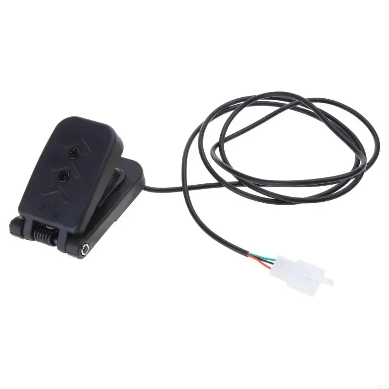 

57BA Universal Black Plastic ATV Foot Throttle Speed Control Pedals