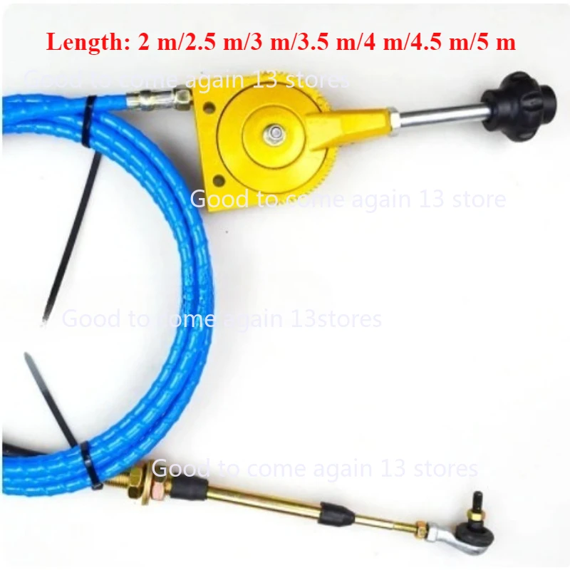 1pc Blue Universal Hand Throttle Line for SANY SY Komatsu Carter Hitachi Daewoo Hyundai Kobelco Excavator