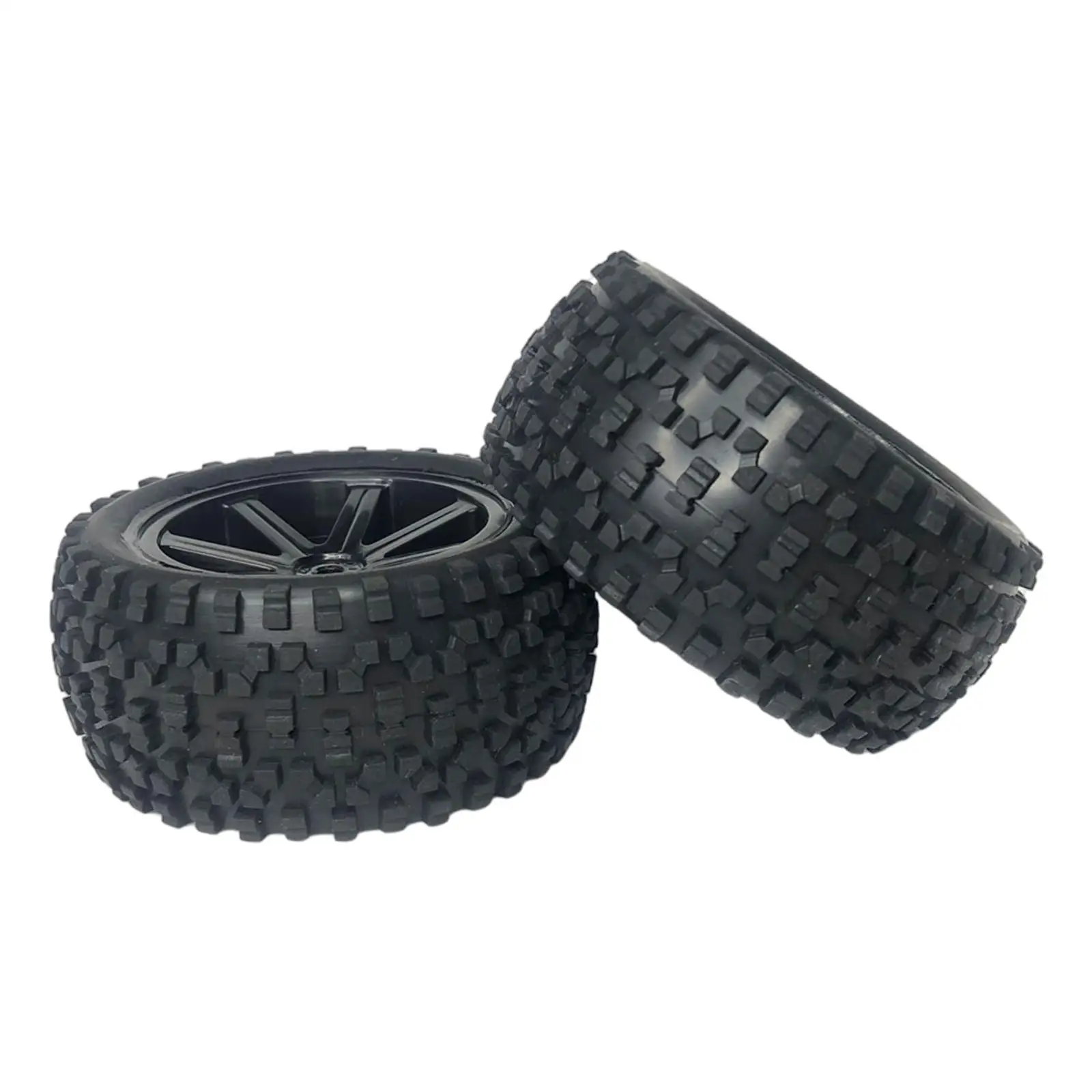 Premium Rubber Tires Vehicle Replacement accessories Large Front Rear Wheels widening Tires for 124017 1/14 RC Climbing Buggy