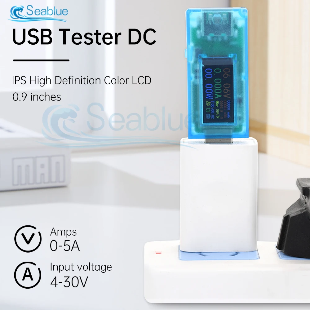 Voltage Meters Current Voltage Capacity Battery Tester USB Volt Current Voltage Doctor Charger Capacity Tester Meter Power Bank