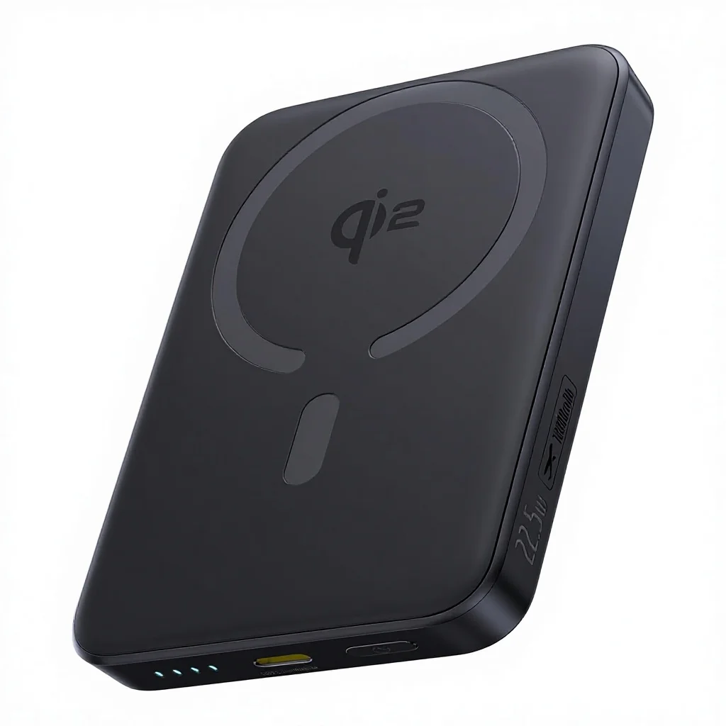 10000mAh USB-C Power Bank 22.5W Portable Charger for Certified 15W Wireless Fast Charging PD for iPhone