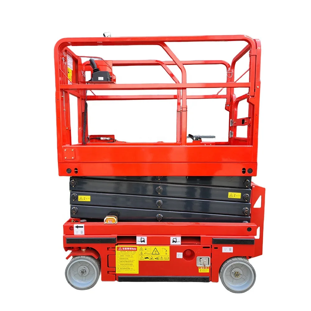 300KG 8000mm Outdoor Vertical Aerial Electric Scissor Roof Picking Self-Propelled Scissor Lift for Construction Work Pro