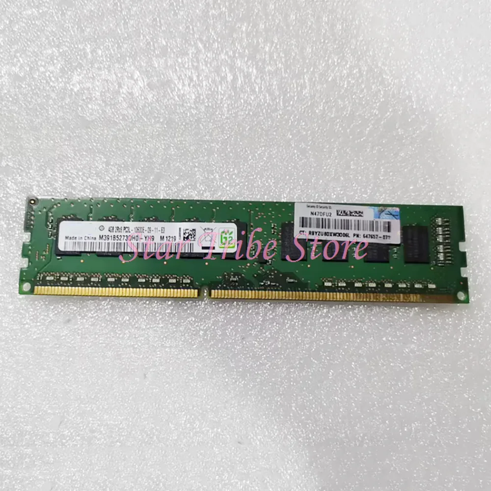 

Серверная память для H/P 647907-B21 647657-071 4 ГБ 2RX8 PC3L-10600E DDR3 1333 ECC