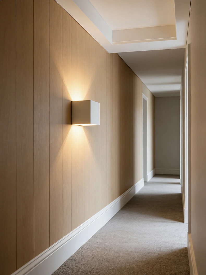 White Gypsum LED Wall Lamp Atmosphere Sconce