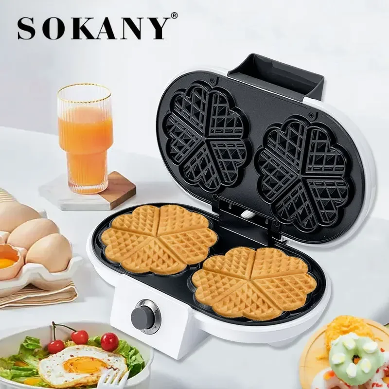 Houselin Belgian Waffle Maker, Waffle Iron with Easy to Clean Non-Stick Surfaces, Classic 1\