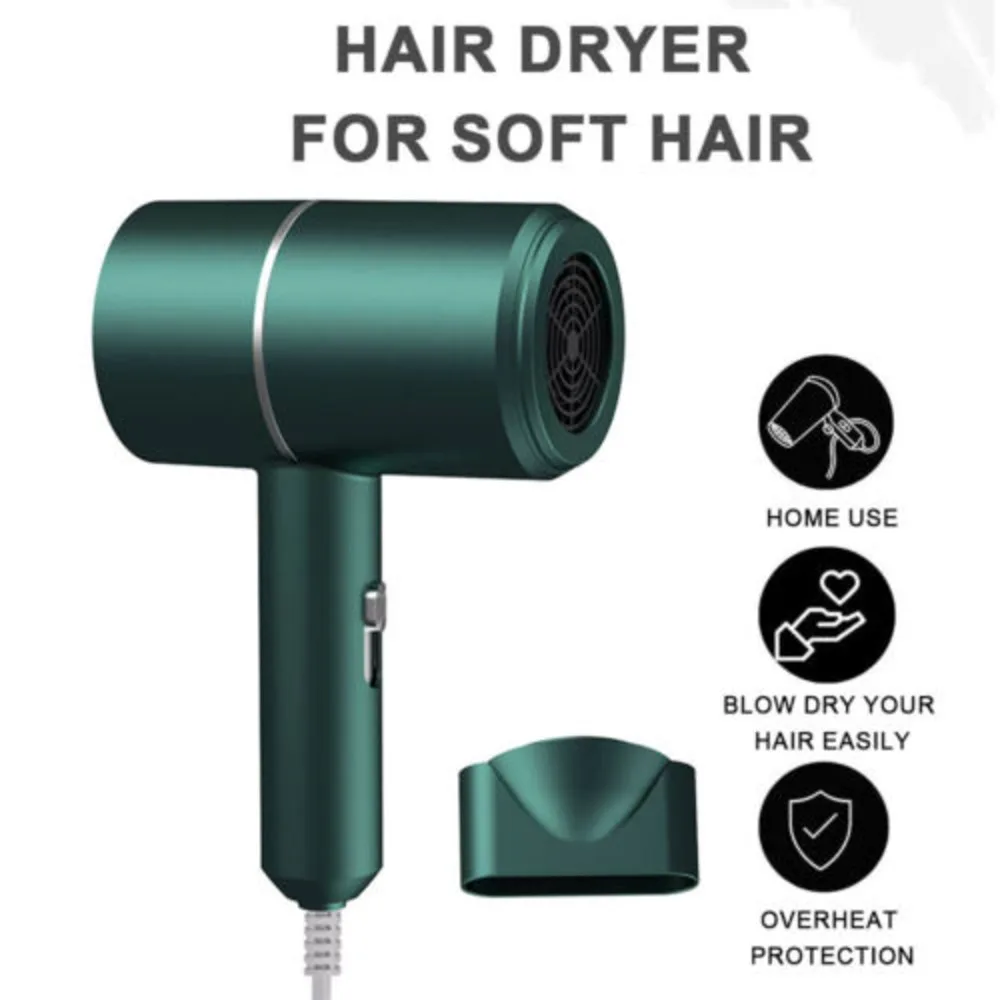 Professional Salon Hair Blow Dryer Lightweight Powerful Motor Fast Drying