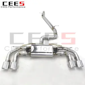 バルブマフラーバルブ付きcbnt-ss304、catback valedエキゾーストパイプ、vw Golf 7、7r、7.5、gti用 -  AliExpress