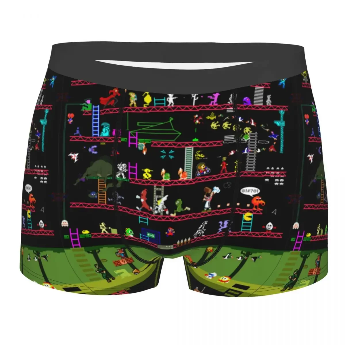 Men Boxer Shorts Panties 50 Video Game Classics Breathbale Underwear Arcade  Collage  Console Male Plus Size Underpants