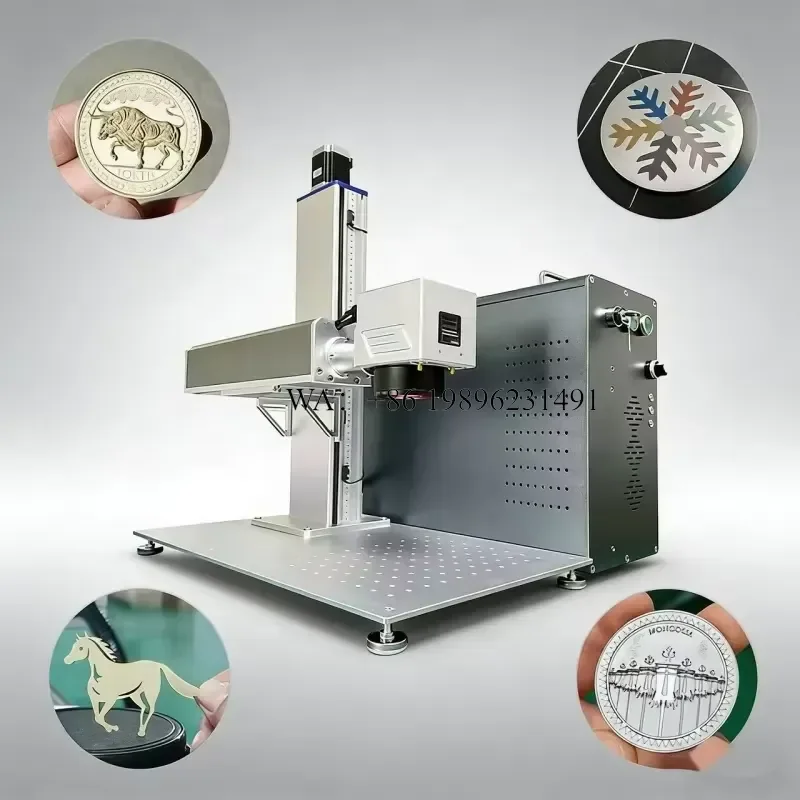 Wmwmnu 30W 60W 100W JPT RAYCUS Mopa M7 Metal Engraving Mirror Fiber Marking Machines Lazer Engraver for Metals