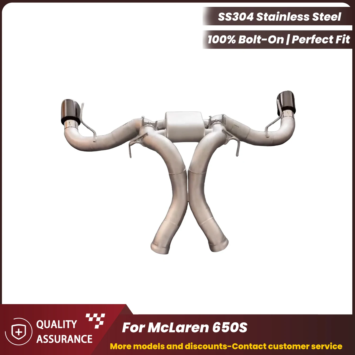 

ECCF Valvetronic Catback Exhaust For McLaren 650S Aggressive Exhaust Sound Performance Upgrade Easy Installation