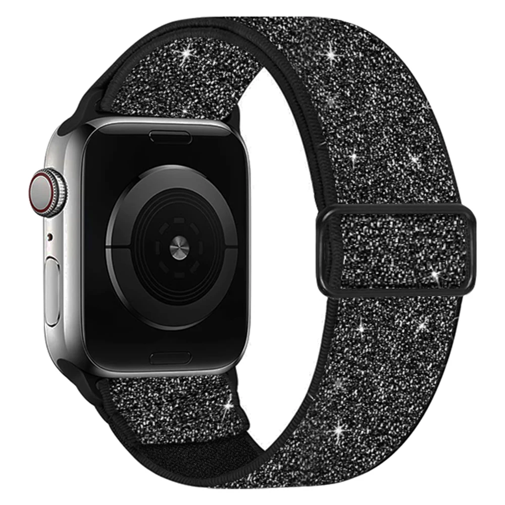Adjustable Watch Strap for Apple Watch Band 8 7 6 se 44mm 40mm 42mm 38mm Bracelet for Apple Watch Series 7 Accessories 45mm 41mm image 2