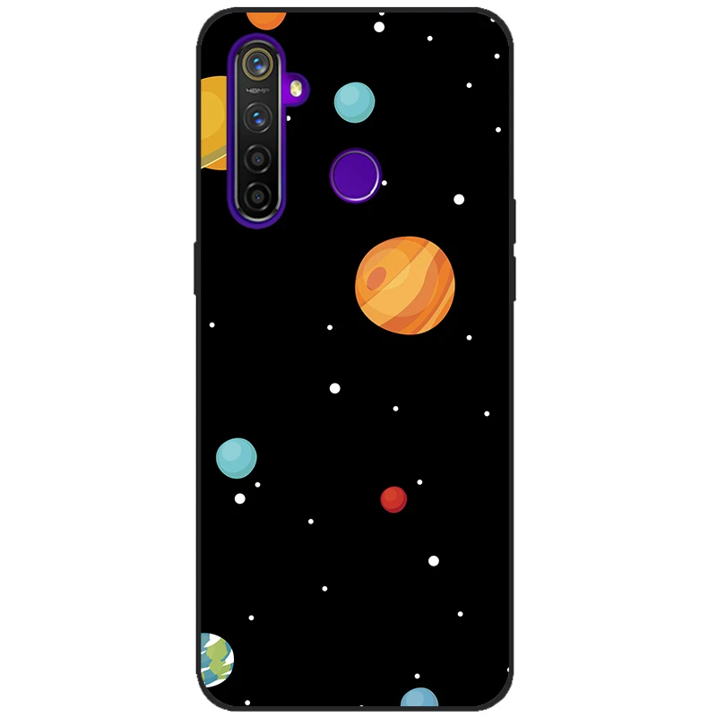 For Realme 5 Case RMX1927 Silicon Soft Phone Cover For OPPO Realme 5 Pro RMX1971 Realme5 5Pro TPU Back Coque Capa Funda