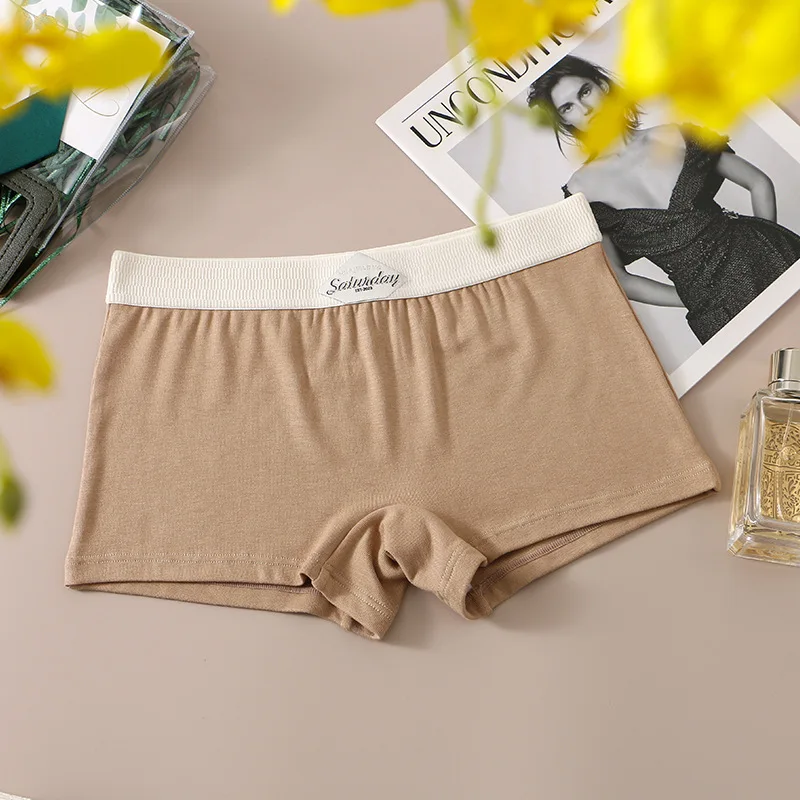 Boxer da donna intimo a vita media pantaloni corti di sicurezza da donna mutande senza cuciture femminili pantaloncini traspiranti mutandine Sexy