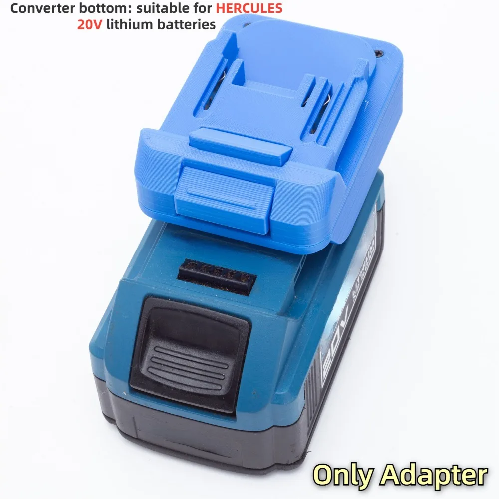 Imagem -03 - Adaptador e Conversor para Hercules Bateria Li-ion Ferramentas de Broca Elétrica sem Fio Makita 18v Acessório Somente Adaptador