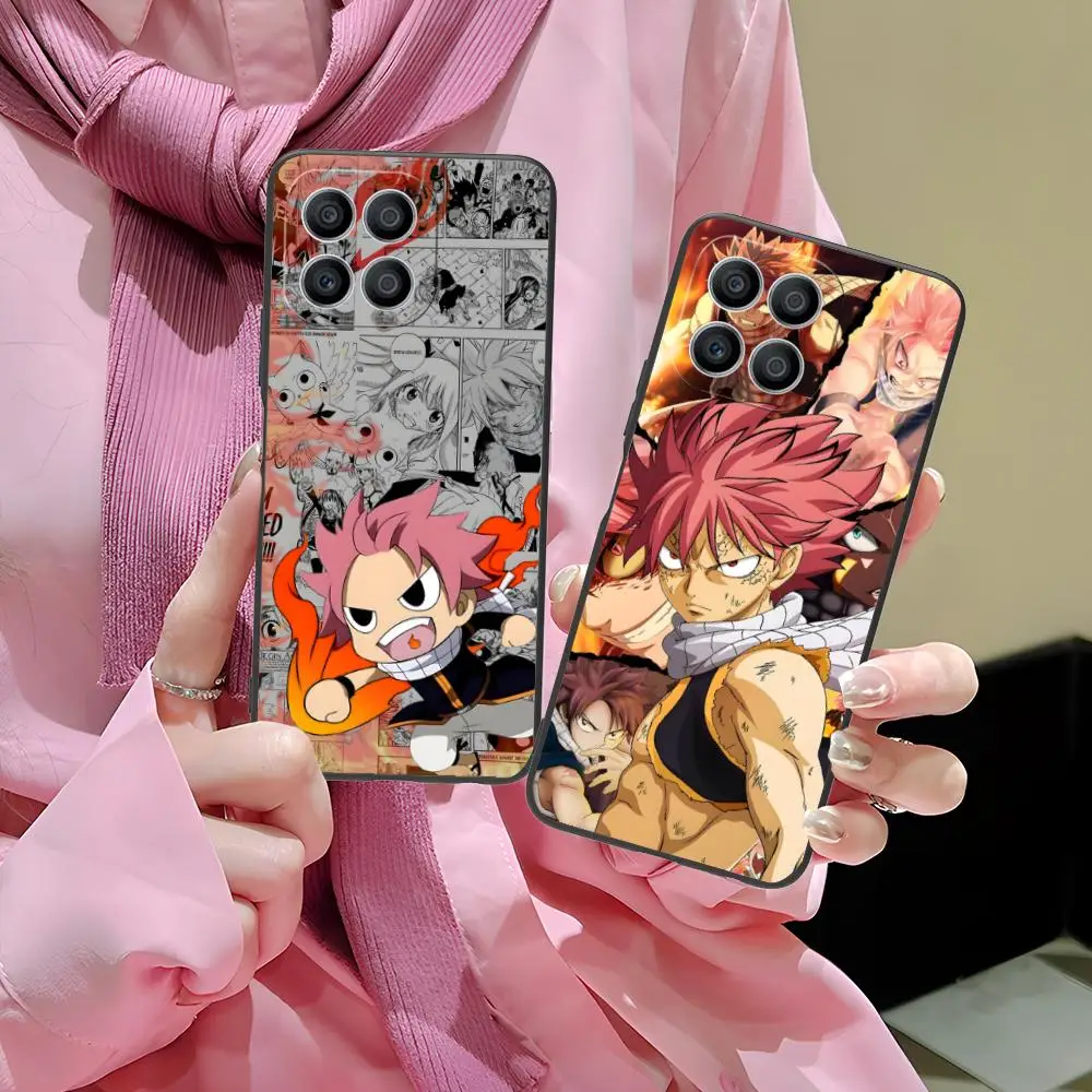 

Чехол для телефона Fairy Tail Natsu для Honor 90 80 70 60 50 30 20 10 9 8 7 Pro S SE Lite 5G Черный Роскошный смартфон для мобильных телефонов
